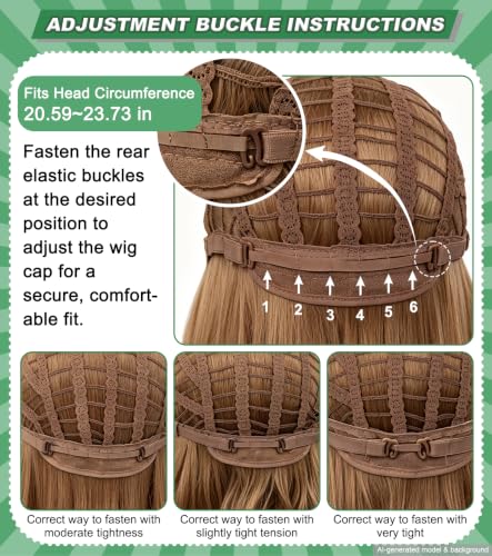 Brown Twin Ponytail Princess Wig, Long Braided Cosplay Wig Set | Adjustable cap included, synthetic brown braided wig for Halloween, parties, festivals, cosplay, and costume dress-up - color: Brown