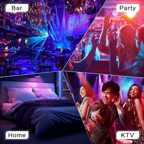 100W LED Moving Head DJ Lights 2-Sides Moving Head Wash & Beam Effect Stage Light RGBW 4-in-1 DMX Sound Active DJ Lights for Party Disco KTV Pub Bar Show Wedding Show - 2 PCS (2)