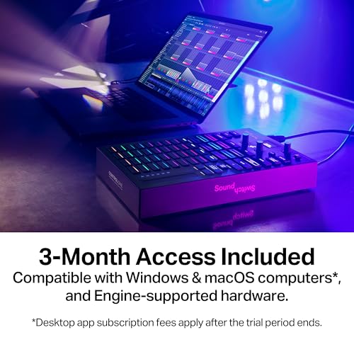 SoundSwitch Control One DMX Lighting Controller | 3-Month Free Trial SoundSwitch Software Access Included, DMX Hardware Support, and Philips Hue Smart Light Support - style: DMX Controller