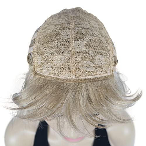 Lydell Short Layered Shaggy Wavy Full Synthetic Wigs (L16/613 Blonde Highlights) - color: Blonde with Highlights #L16-613