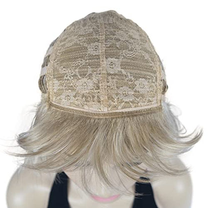 Lydell Short Layered Shaggy Wavy Full Synthetic Wigs (L16/613 Blonde Highlights) - color: Blonde with Highlights #L16-613