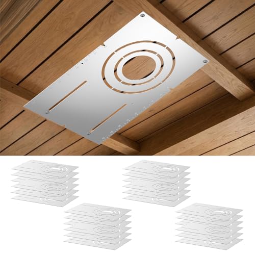 Amico 24 Pack 13 Inch New Construction Mounting Plate, Wafer Light Bracket - size: 13 Inch