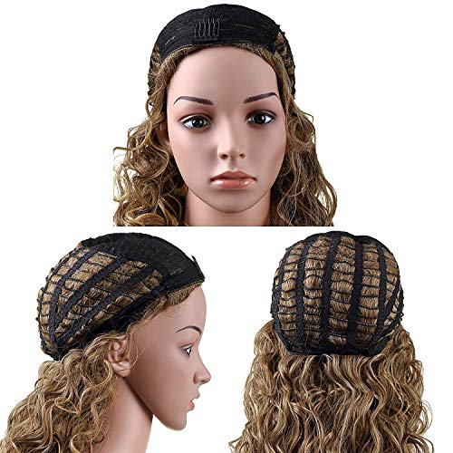 Onedor Long Hair Curly Wavy Full Head Halloween Wigs Cosplay Costume Party Hairpiece (6#-Chestnut Brown) - color: 6#-Chestnut Brown