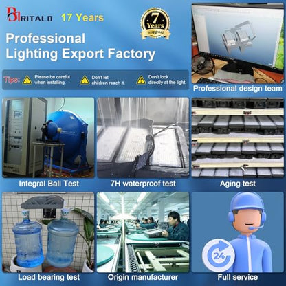 75000LM Dimmable Led Stadium Flood Light 3000W Equivalent | Super Bright 0-500w Led Arena Lights 100-277v 5000k Yoke Pole Mount Ip66 Waterproof Outdoor Commercial Extra Large Light - size: Extra Large/500/Dimmable