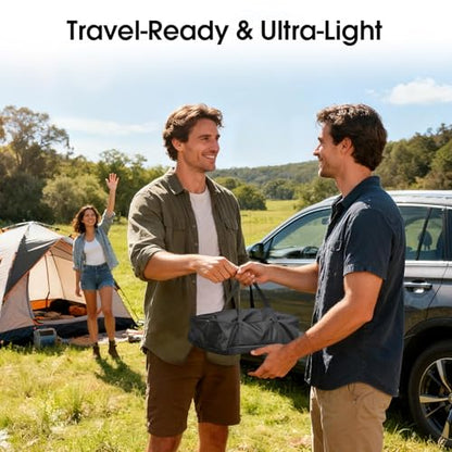 Outdoor Projector Screen with Stand, 120 inch Portable Projection kit 16:9 4K HD Wrinkle-Free Indoor Outdoor Movie Screen with Carry Bag for Home Theater and Backyard Movie Night - size: 120 inch