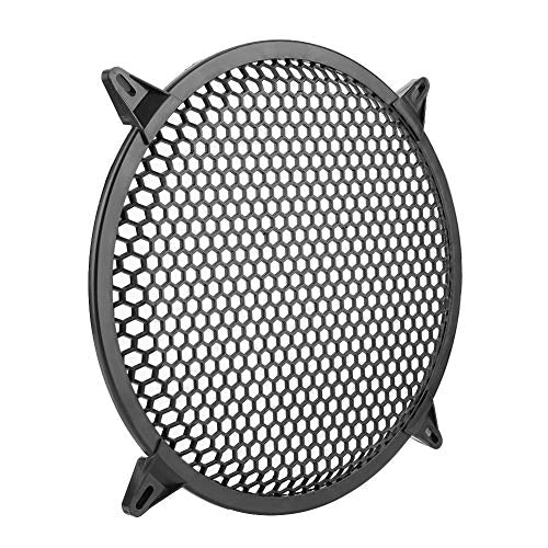 GOTOTOP Plastic Mesh Cover Subwoofer Speaker Guard 6inch/8inch/10inch/12inch, from Cuts, Tears, Dents, Air Pollution, for Car Audio Decoration (12 inch) 12” Speaker Cover Grill - size: 12 inch, style: 12 inch