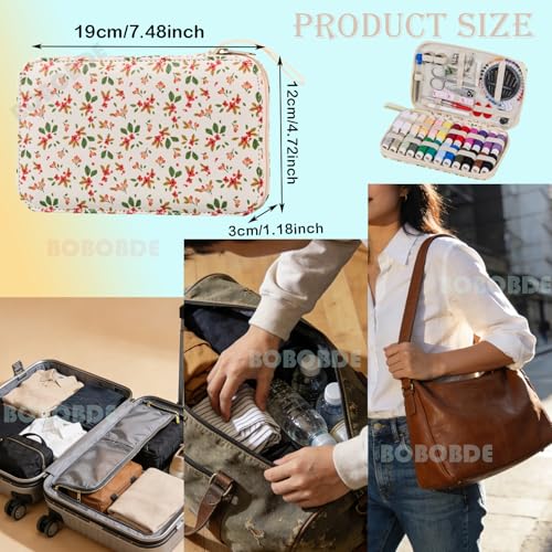 130PCS Printing Travel Sewing Kits for Adults Hand Sewing Accessories - color: 130PCS-HGXC