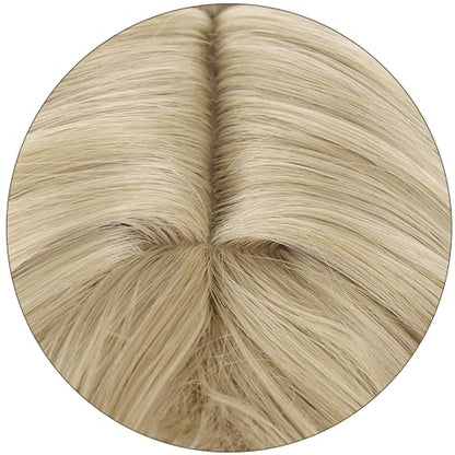 Halloween Blonde Cosplay Wigs HSR Costume Side Bangs Layered Haircut for Men Game COS Saiga Fox Christmas,Comic con,Game Show,Party | Light Blonde Wolf Tail Man Style Side Bangs Layered Haircut Heat Resistant Fiber Comic con,Game Show - color: Blonde