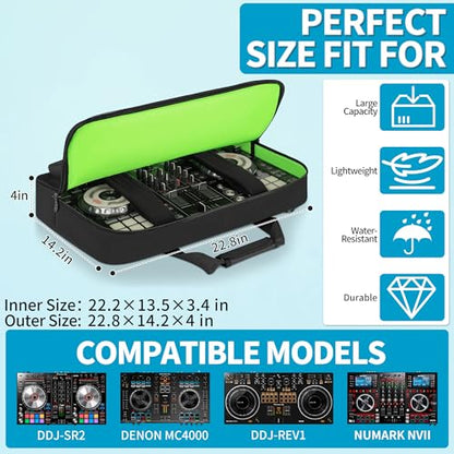 IBVIVIC DJ Controller Case Bag, Fits for DDJ-REV1/DDJ SR/SR2 - size: DDJ-REV1/SR2
