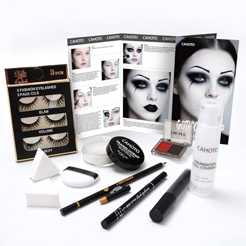 Halloween Goth Face Body Paint SFX Makeup Kit - color: Goth SFX Makeup Kit