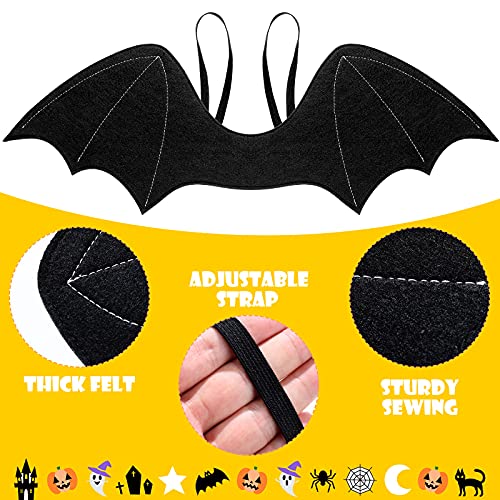 3 Pcs Halloween Bat Costume Kids Set Black Headband Mask Wings | Halloween Bat Accessories for Kids Adults, Cosplay Costume Ball, Bat Mask Wings for Boys Girls, Devil Dress up Outfit Gift