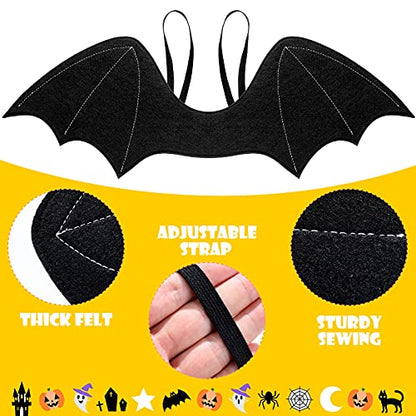 3 Pcs Halloween Bat Costume Kids Set Black Headband Mask Wings | Halloween Bat Accessories for Kids Adults, Cosplay Costume Ball, Bat Mask Wings for Boys Girls, Devil Dress up Outfit Gift