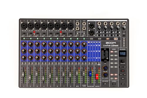 Zoom LiveTrak L12next Mixer/Recorder for Musicians with 12 Channels