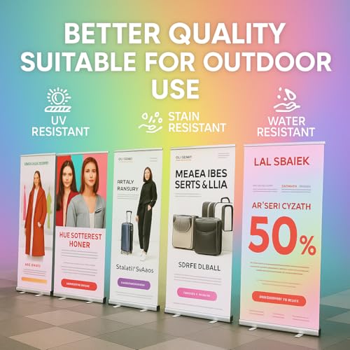 Custom Table Top Retractable Banner (11.5" × 17.5") – Mini Roll Up Display with Aluminum Stand, Portable Small Pop Up Banner for Countertops, Events & Promotions - size: 11.5" × 17.5"