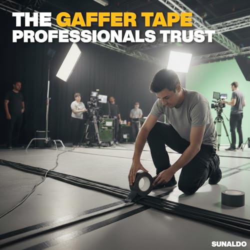 Gaffers Tape (2" x30 Yards) Heavy Duty, Easy Rip, No Residue | Grey - color: Grey, size: 2" x 30 Yards