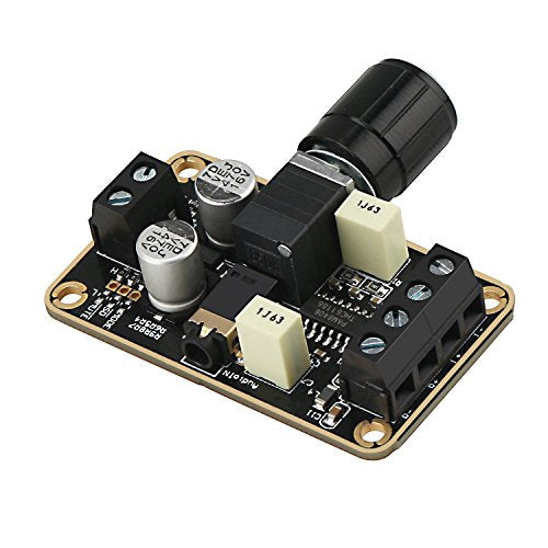 DROK 5W+5W Mini Audio Amplifier Board PAM8406 DC 5V Digital Stereo Power Amp 2.0 Dual Channel Class D Amplify Module for Speaker Sound System DIY - size: 5W+5W