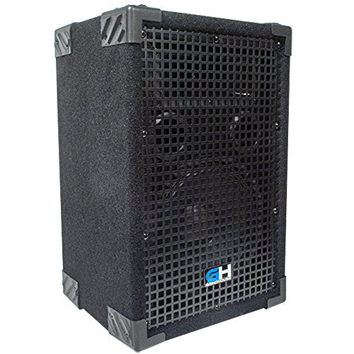 Grindhouse Speakers - GH8L-Pair - Pair of Passive 8 Inch 2-Way PA/DJ Loudspeaker Cabinet - 500 Watt each Full Range PA/DJ Band Live Sound Speaker - size: Pair