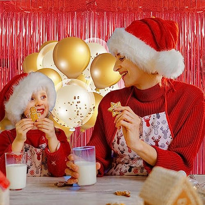 2 Pack 3.28 ft x 6.56 ft Red Tinsel Curtain Party Backdrop - Metallic Foil Tinsel Fringe Backdrop Door Fringe for Halloween, Christmas, Birthday Graduat - color: Red - 3.28 ft x 6.56 ft