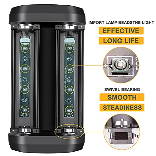 ZKYMZL 8×3W RGBW Spider Beam Moving Head DJ Light - 4° Ultra-Narrow Fresnel Lens, Metal Chassis Stage Lighting, Sound Active & DMX512 Control for Disco, Club, Wedding & Party Beam Shows