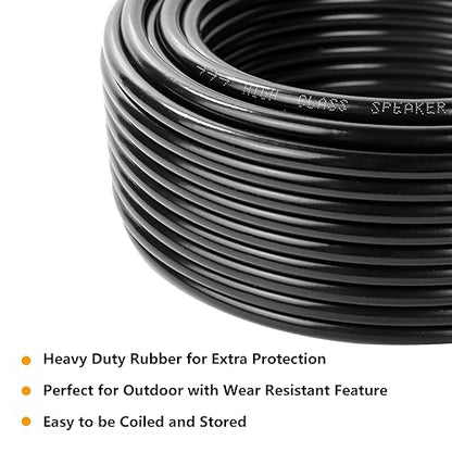HBU Pack of 2 30 Feet Speakon to Banana Plug Cable - 2pcs 30 Ft. Compatible Dual Tips Speaker to Power Amp Cord Cables with Twist Lock - Livehouse Pro PA DJ Audio Speak-On Extension Wire - style: SPEAKON TO BANANA PLUG CABLE