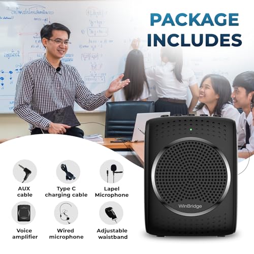 Ultra Portable Voice Amplifier Microphone and Speaker Set S309