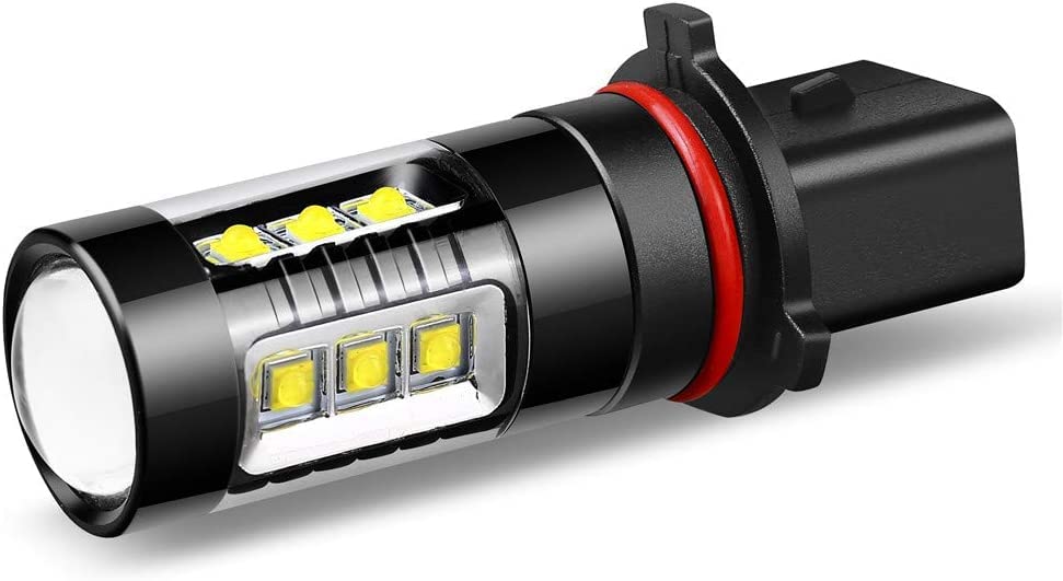 Alla Lighting Bright 12278 PSX26W LED Fog Lights Bulbs H28W PWY26W, 6000K Xenon White Fog Lamps Replacement 3200 Lumens Upgrade - size: 12278/PSX26W