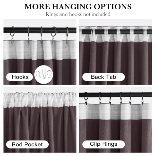 NICETOWN Dusty Rose Pink Blackout Velvet Curtains for Girls Room - color: Dusty Rose Pink, size: 52"W x 84"L (Pack of 2)