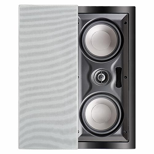OSD Audio IW525 5.25-Inch in-Wall LCR Center Channel Speaker, 150W, Single | Use as a Left, Center or Right Channel Speaker for Home Theater Surround Sound with Clear Dialogue and Balanced Performance.