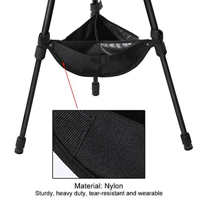 Tripod Weights Stone Bag, Tripod Stone Bag, Video Sand Bag, Black Universal Heavy Duty Tripod Boom Stand Stabilizer Stone Bag Photography Tackle Accessory for Tripod Easel Light Stand Photography