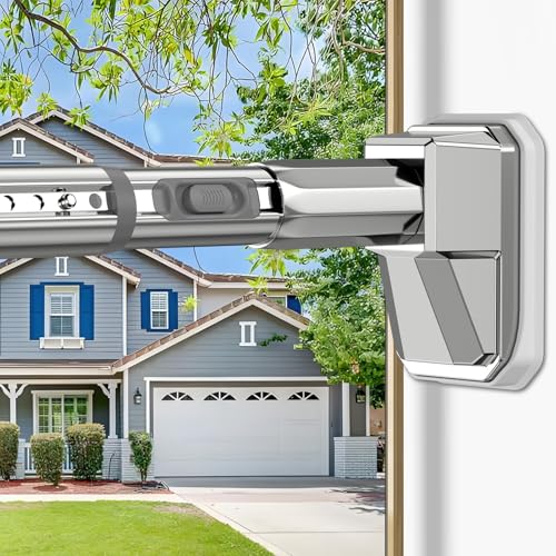 Extra Long Tension Curtain Rod, Silver, 41-67 Inch (4-5.6ft), Tension Rod - color: Silver, size: 41-67inch