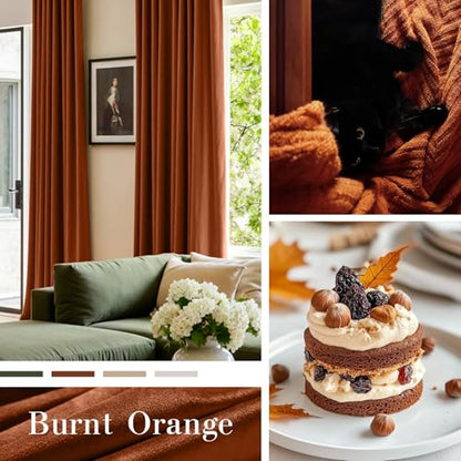 Lazzzy Brown Blackout Velvet Curtains 84 Inch Length Pinch Pleated Thermal Insulated Room Darkening Drapes Luxury Back Tab Drapes for Bedroom Living Room 2 Panels, 52 x 84 Inch, Caramel - color: Caramel, size: 52"W x 84"L (Pack of 2)