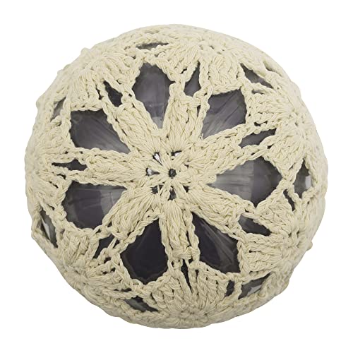 ZLYC Women Cotton Crochet Slouchy Beanie Hat Handmade Knit Summer Skull Cap | Lightweight breathable,boho casual chic look,travel photos festival party,café commute daily wear,beach concert gathering - color: Crochet Beige