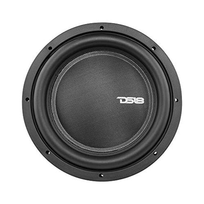 DS18 IXS10.4D Shallow Car Subwoofer - 10" 1000W MAX Power, 500W RMS, Dual Voice Coil, 4+4 Ohms Impedance (1 Speaker) - style: Single 4-Ohms
