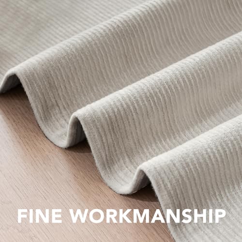 H.VERSAILTEX Velvet 100% Blackout Curtains for Living Room Full Light Blocking Curtains Thermal Insulated Room Window Drapes Soft Luxury Curtains Grommet Top 2 Panels (55" W x 63" L, Stone) - color: Stone, size: 55"W x 63"L (Pack of 2)