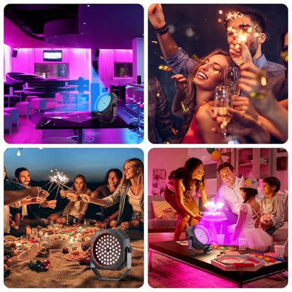 Rechargeable Strobe Light, 60 LED RGB Mini Flashing Light, 30W Battery Powered Strobe with Remote & Sound- Activated Control Mode, Flash Lights for Party Home Halloween Bars, 2 Pack - color: 2 Pack