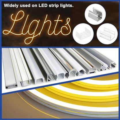 PATIKIL LED Strip Clips, 50pcs Stainless Steel Mounting Brackets Fixing Clip Clamp Support Holder with Screws for 10mm to 11mm LED Strip Lighting Cable - size: 10mm to 11mm