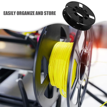 TEHAUX 2Pcs Cord Storage Reel for 3D Printer Filament 0.25kg Plastic Cable Extension Cord Reels for Home School Studio Organization