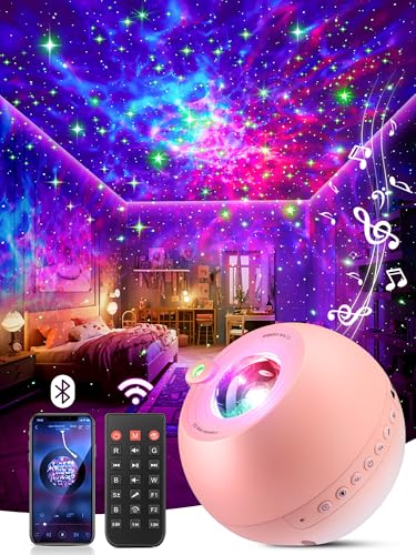 One Fire Galaxy Projector Women Gifts Girl Gifts Room Decor - color: Pink