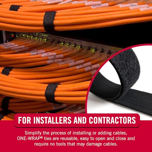 VELCRO Brand VEL-30768-AMS Wide Straps 1 in x 30 ft Roll | Cut to Length, Reusable Self-Gripping Tape | Bundle Poles, Wood, Pipes, Lumber, Garage Organization for Tool Handles Hoses, More | Black, 1in - size: Wide 1in