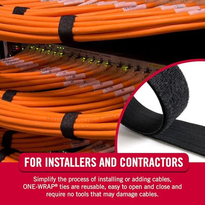 VELCRO Brand VEL-30768-AMS Wide Straps 1 in x 30 ft Roll | Cut to Length, Reusable Self-Gripping Tape | Bundle Poles, Wood, Pipes, Lumber, Garage Organization for Tool Handles Hoses, More | Black, 1in - size: Wide 1in