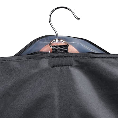 Univivi Garment Bag Suit Bag for Storage and Travel, 43 Inch, Set of 12 | Travel Bag with Zipper and Visible Transparent Window, Oxford Fabrics, Foldable Washable Suit Cover for Jacket, Suits, Coats - size: 24"X43"-12pcs - Oxford