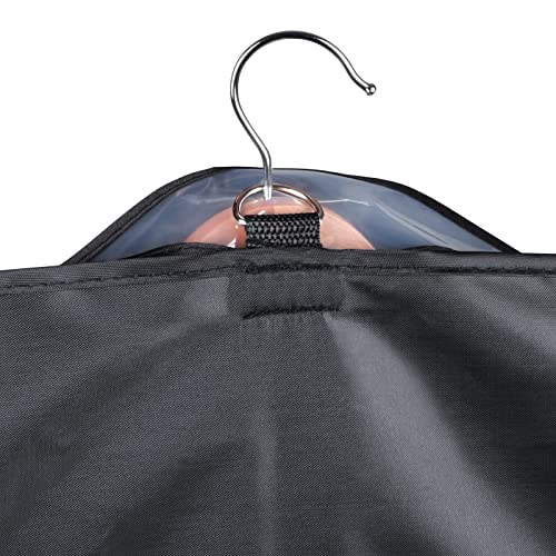 Univivi Suit Cover Bag Garment Bag for Closet Storage, 43 Inch, Set of 16 | Travel Bag with Zipper and Visible Transparent Window, Oxford Fabrics, Foldable Washable Suit Cover for Jacket, Suits, Coats - size: 24"X43"-16pcs - Oxford