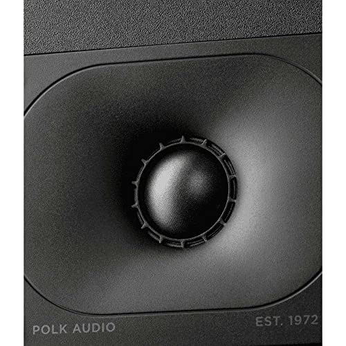 Polk Monitor XT15 Pair of Bookshelf or Surround Sound Speakers - Hi-Res Audio Certified, Dolby Atmos & DTS:X Compatible, 1" Terylene Tweeter & 5.25" Dynamically Balanced Woofer (Pair, Midnight Black) - style: Surround Speakers w/ 5.25" Woofer - Pair (XT15