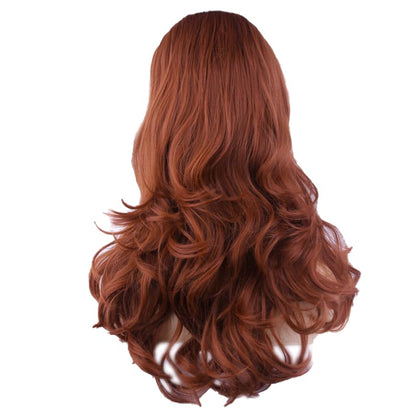 Auburn Beehive Long Wavy 70s 60s 50s Dress Up Party Wigs Halloween Costume Wig - color: Auburn
