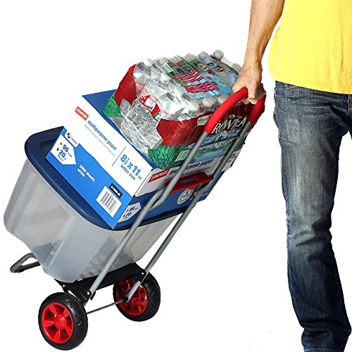 dbest products Trolley Dolly MM, Black Handtruck Cart Hardware Garden Utility - color: Black