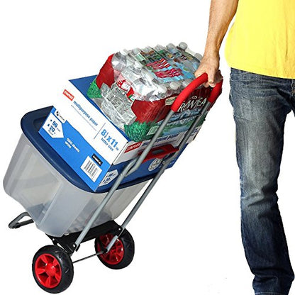 dbest products Trolley Dolly MM, Black Handtruck Cart Hardware Garden Utility - color: Black