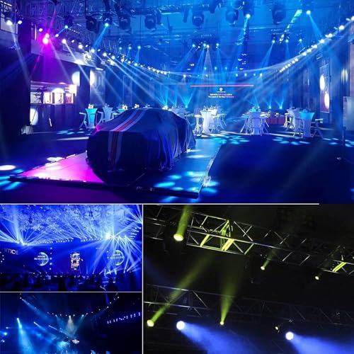 BETOPPER LED Par Lights 54 x 1.5W, RGB Stage Lights DMX DJ Lighting Sound Activated with Stand, Strobe Light & Wash Par Lighting DMX for Parties, Church, Wedding, Bars, 8 Pack