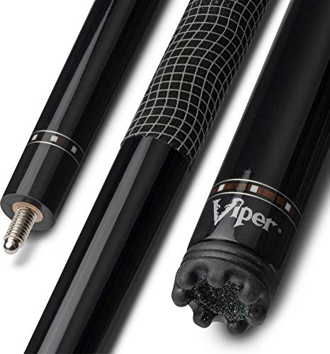 Viper by GLD Products Clutch 58" 2-Piece Pool Cue Stick, 5 Colors, 18-21 Oz - color: Lights Out, size: 21 Ounce
