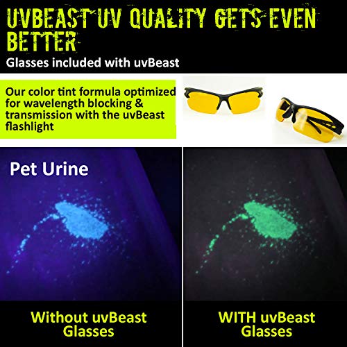 V2 385-395nm Black Light UV Flashlight | High Definition, Flood Effect, Commercial/Domestic Use, Works Even in Ambient Light, USA Stock, Engineered by uvBeast