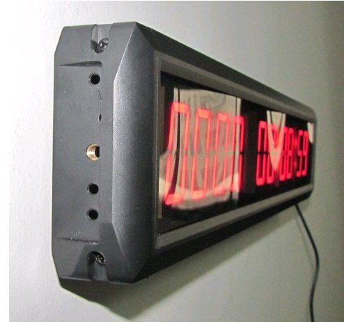 Red Days Countdown Clock 10 Digits Count up 10000 Days Hours Minutes Seconds LED Large Digital Countdown Clock Aluminum Case